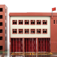 Tiny City Ps1 Fire Station Diorama Playset
