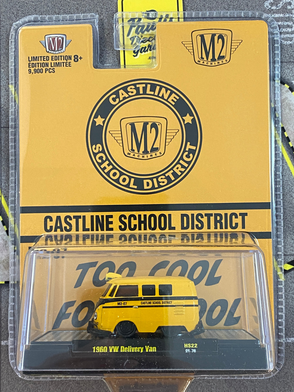 M2 Machines - 1960 VW Delivery Van - School Bus Yellow