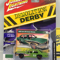 Johnny Lightning - 1990 Ford LTD Crown Victoria - Destruction Derby Street Freaks