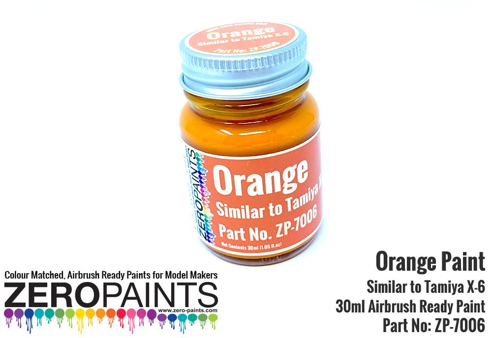 ZeroPaints UK - Orange Paint 30ml - Similar to Tamiya X-6